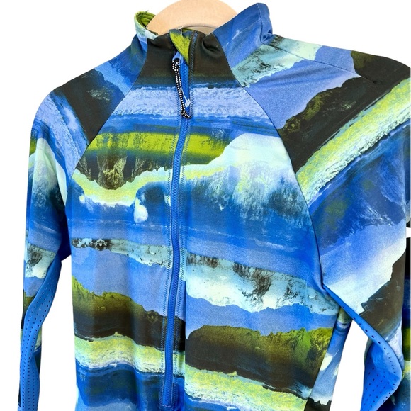 Nike NWT One Piece Long Sleeve Rash Guard Sport Swimsuit Size Medium - Picture 3 of 16